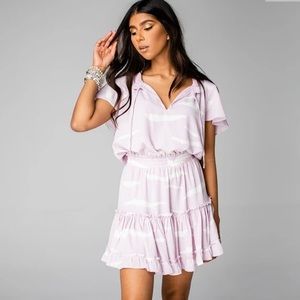 Roxy Flutter Sleeve Mini Dress